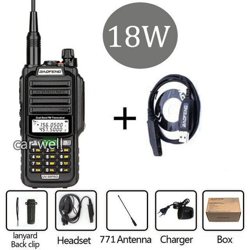 ESCÁNER DE RADIOAFICIONADO BAOFENG UV98PRO 128 CANALES UHF/VHF LARGO ALCANCE DE DOS VÍAS - Imagen 15 de 27