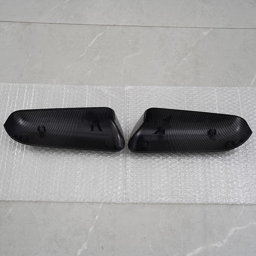 Carbon Black Top Half Wing Mirror Cover Cap Clip-on For Ford F-150 2009-2014 - Picture 8 of 12
