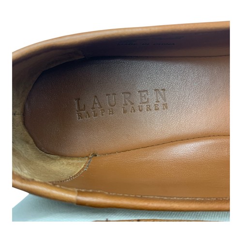 Lauren Ralph Lauren Women's Ballet Flats Size 7.5 B Abigaleii Beige Fabric Logo - Picture 11 of 17