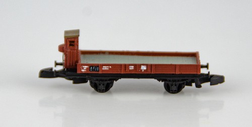 Rare Vintage Chicago Railcar Co. Z Scale 8603 Flat Car Gondola with Brakeman Cab - Bild 6 von 9