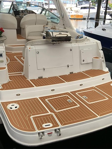 WEAFRICTCH Teak Sintetico Marino Eva Tappetino Antiscivolo per Barca Pavimentazi - Foto 5 di 19