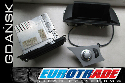 BMW E81 E82 E87 E88 SET NAVIGATION CCC 9185532 RADIO CD I-DRIVE MONITOR 9166279