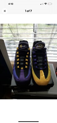 Size 10 - Nike Air Max 95 NRG x LeBron James Lakers 2021