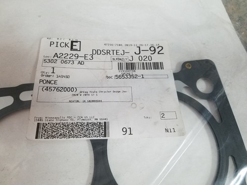 Genuine Mopar 5302 0673 AD Head gasket - Bild 3 von 3
