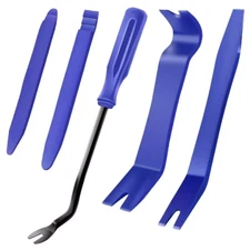 5PC Auto Trim Removal Tool Kit Car Panel Door Dashboard Fastener Remover Pry Set