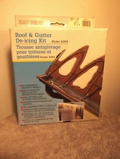 Easy Heat ADKS 30ft Roof and Gutter De-Icing Cable Snow Melt Winter Kit NEW