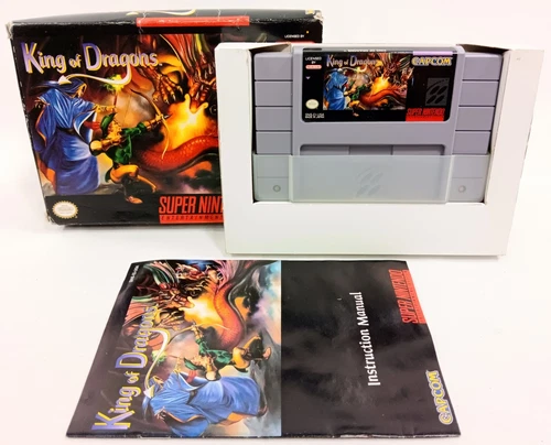 King of Dragons In Box W/ Manual (Super Nintendo Entertainment System SNES 1994)