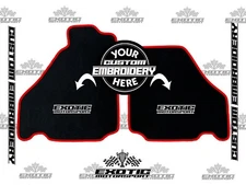 Custom F430 360 Car Floor Mats Choose Embroidery Edging Carpet Auto