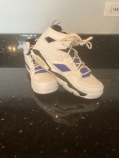 Jordan Flight Club 91 GS White Hyper Royal Size 7Y Nice