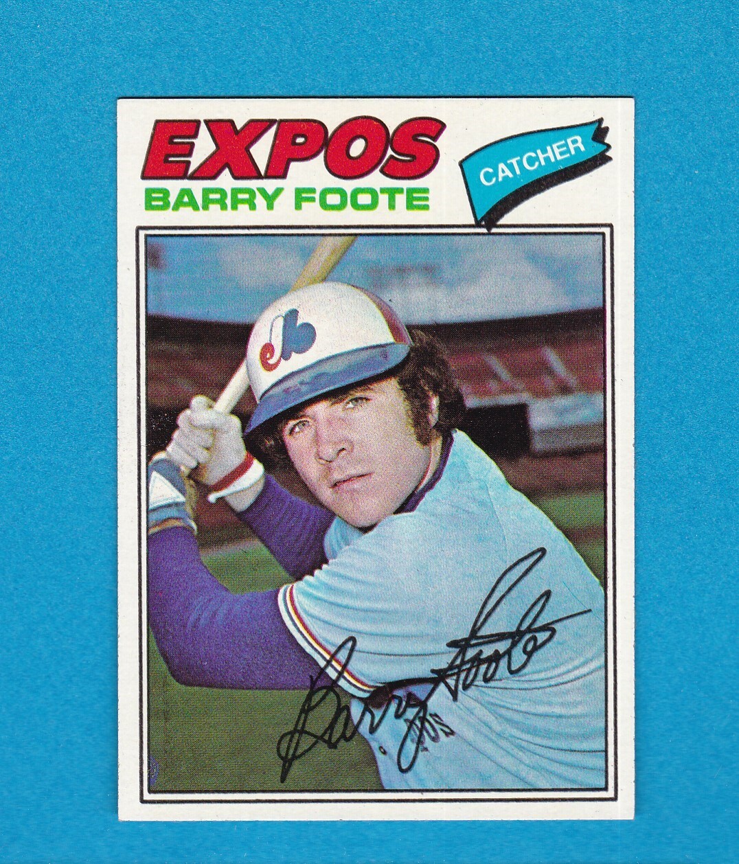 1977 TOPPS BASEBALL SET BREAK 612 BARRY FOOTE EXPOS NM/MT