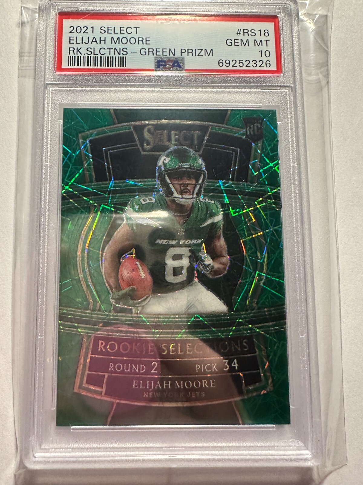 Elijah Mitchell Panini Flawless Rookie Showcase Relics #RS18 Base