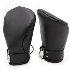 Fashion Stage Performance Props Black Gloves for Adults Bandage Boxing Gloves