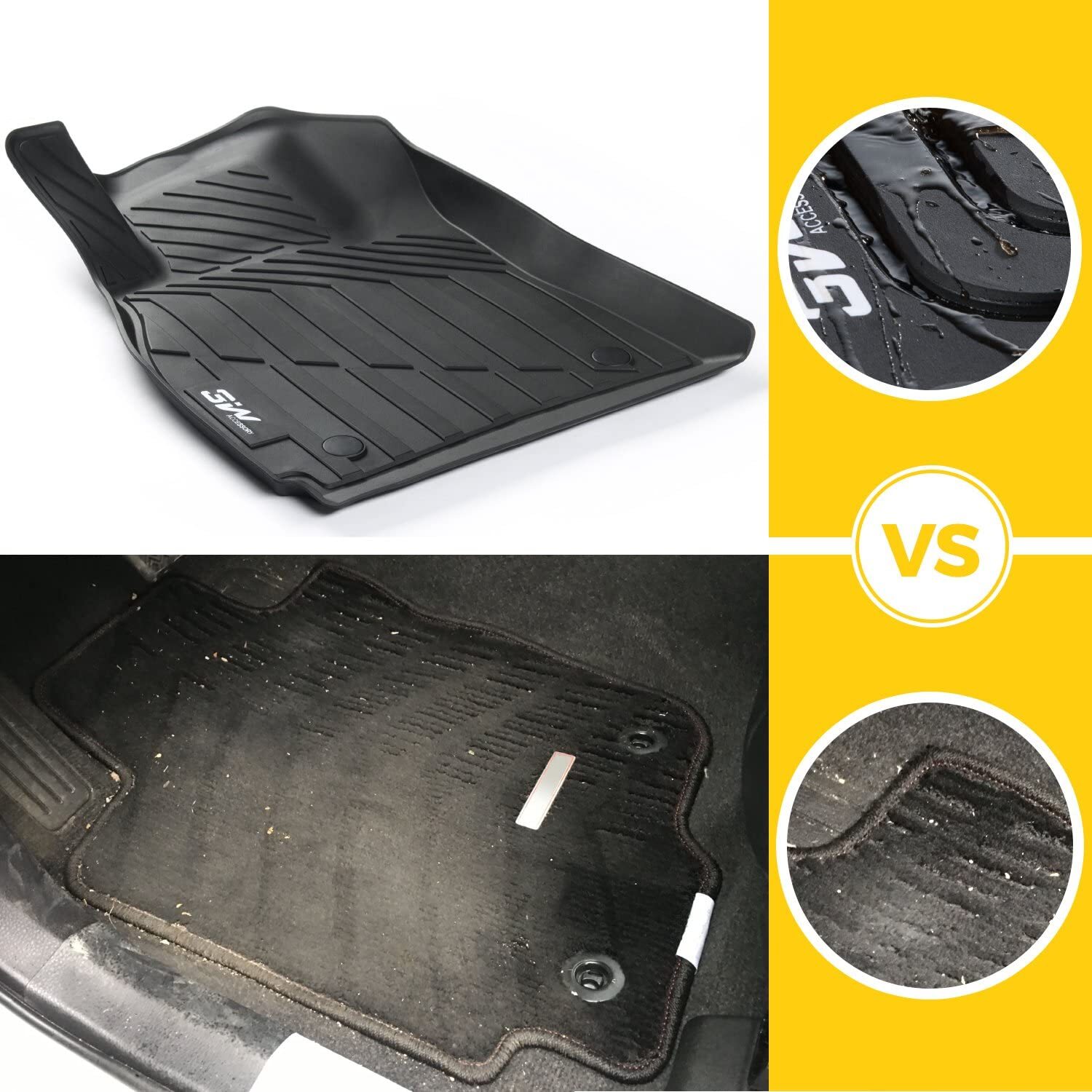 3w Car Floor Mats for Car Auto Cadillac XTS 201319 Car Liner Protector