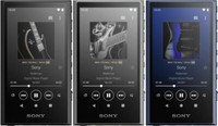 Sony NW-A306 Black Gray Blue 32GB Hi-Res A300 Series Walkman Audio Player