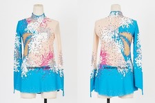 Hot sale IceSkating Dress Girls Custom Figure Skating Women Competition Blue IS