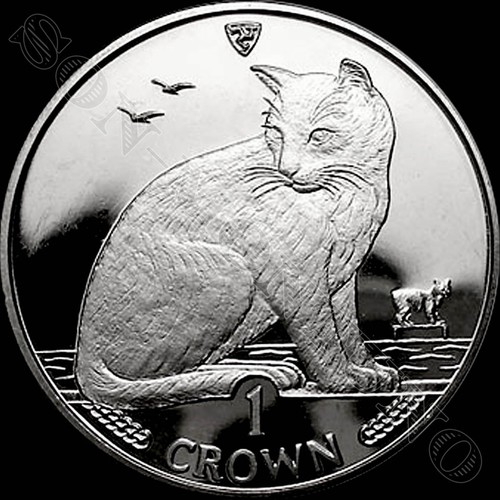ISLE OF MAN CAT COINS - Your Choice ANY YEAR Copper Nickel CuNi 1 Crown 1988-Now - Picture 6 of 58