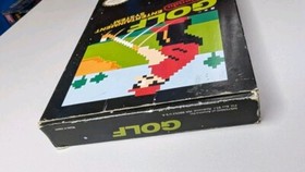 Vintage Nintendo NES Black Box Golf CIB Complete In Box w/ Manual Oval Tested 
