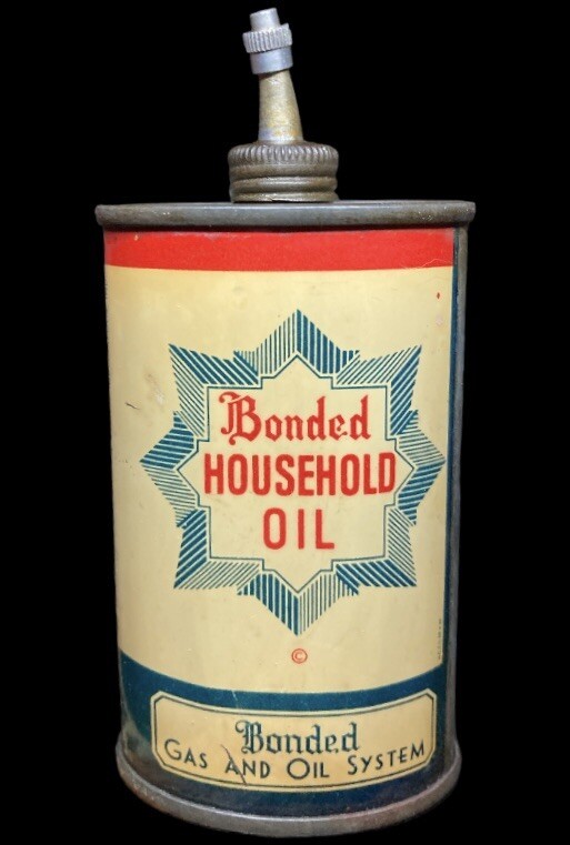 Vintage Bonded Household Oil Can 1939 Obscure eBay