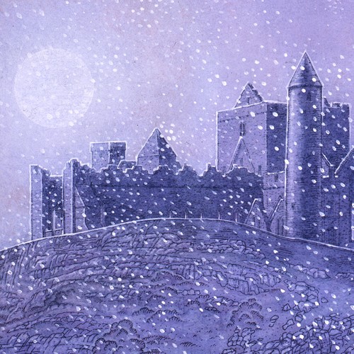 PAISAJE CELTA IRLANDÉS LA ROCA DE CASHEL, IRLANDA 16x11 por Jim FitzPatrick - Imagen 3 de 5