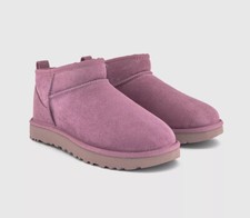 NIB 100 Authentic UGG Classic Ultra Mini Dusty Orchid 1116109 Women's Boots