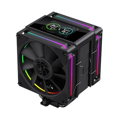 GameMax SIGMA 620 CPU Luftkühler Dual-Tower 245W TDP 2x120mm ARGB Schwarz