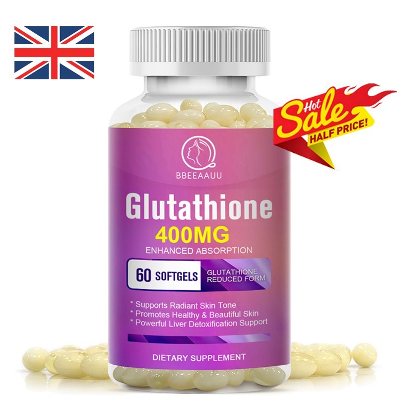 400 mg of glutathione Glutathione 400mg for Skin Brightening ,Antioxidant, Detox & Immune Support