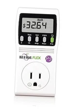 P3 International P4456 Kill A Watt Flex Plug-in Electricity Usage + Pack Of 1