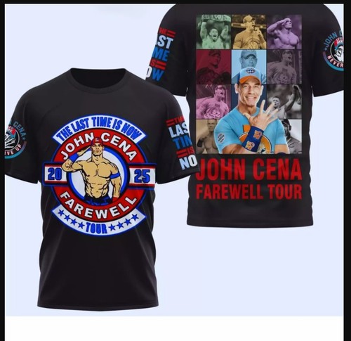 SALE John Cena Farewell Tour 2025 2025 hot shirt 3d, cute gift dad 3d