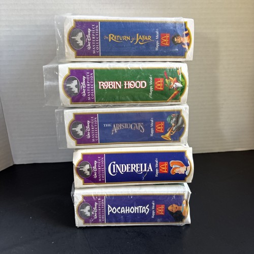 5-McDonald’s Happy Meal Disney Masterpiece Mini VHS Style Koffer mit Spielfigur - Bild 13 von 13