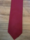 Hermès Men’s Classic Tie –Red Signiture- Made in France – New Without Tags