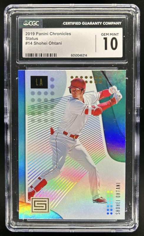 2019 Panini Chronicles Status Shohei Ohtani #14 CGC 10 GEM MINT Angels
