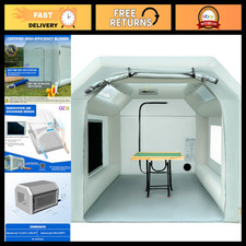 Inflatable Paint Booth 10.8x8.2x7.2ft With Blower Air Filter - Portable Spray
