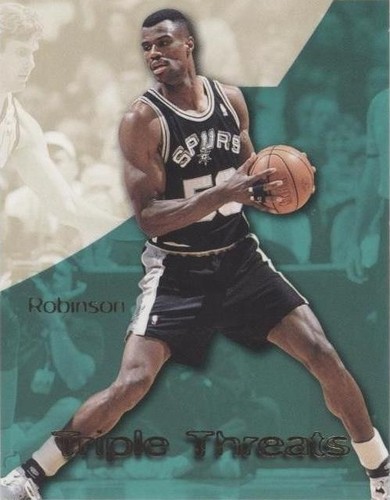 1996-97 Skybox E-X 2000 Net Assets Die-Cut #16 David Robinson SSP 