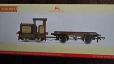 Hornby R3707 Ruston & Hornsby 48DS and Flatbed Wagon  Longmorn Distillery.0-4-0 