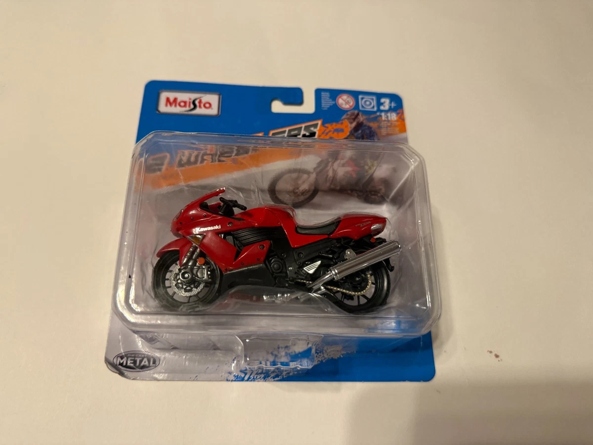 Kawasaki Red 1:18 Contemporary Manufacture Diecast Motorcycles