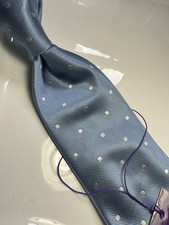 NWT VERSE 9 MULTI COLOR POLKA DOTS STYLE PRINT SILK DESIGNS NECK TIE HANKY