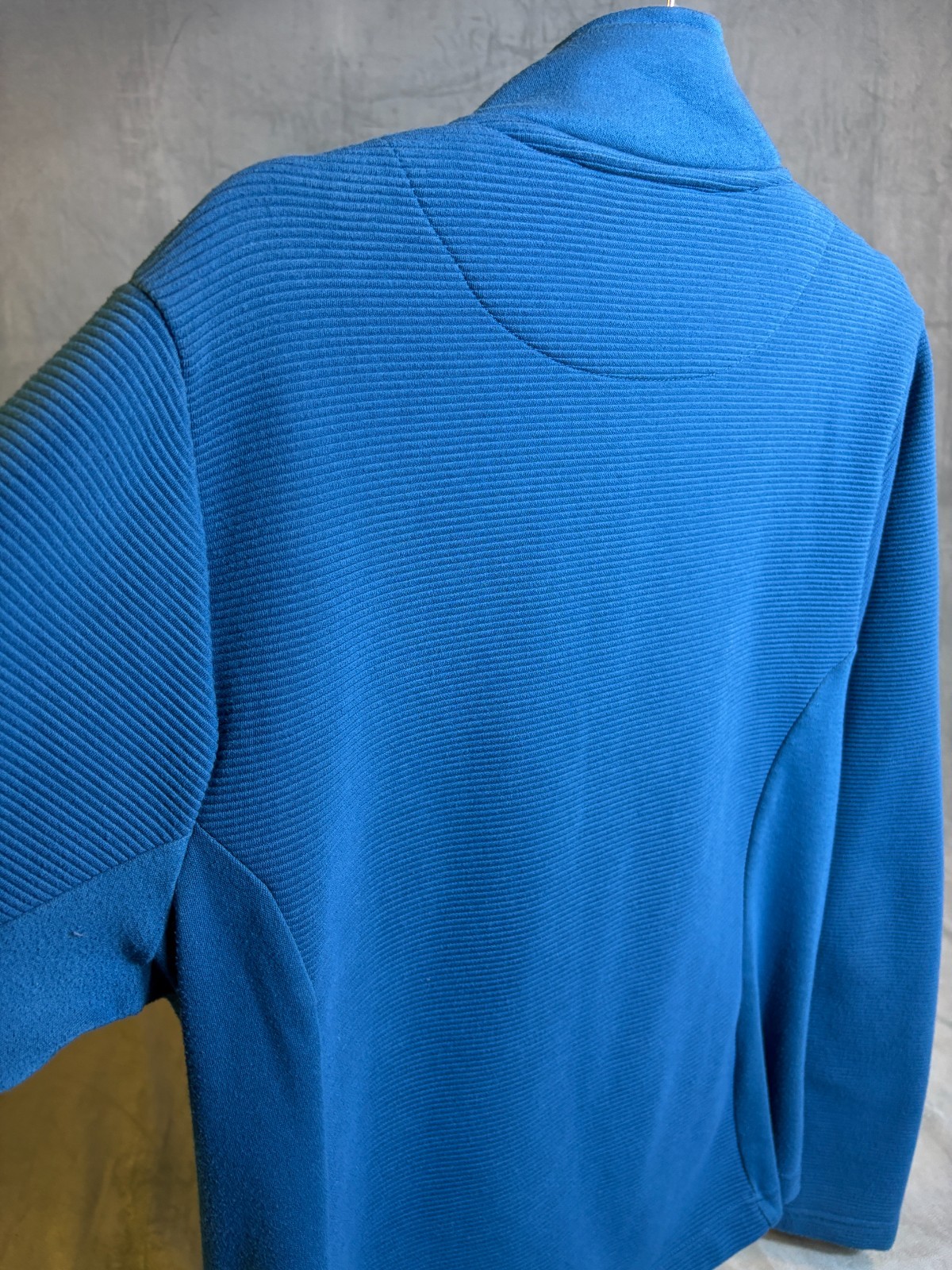 Straight Down Broadmoor Blue Pullover Womens 1/4 … - image 14