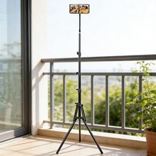 5FT Adjustable Telescopic Tripod Stand Phone Holder For Phone Camera Camcorder