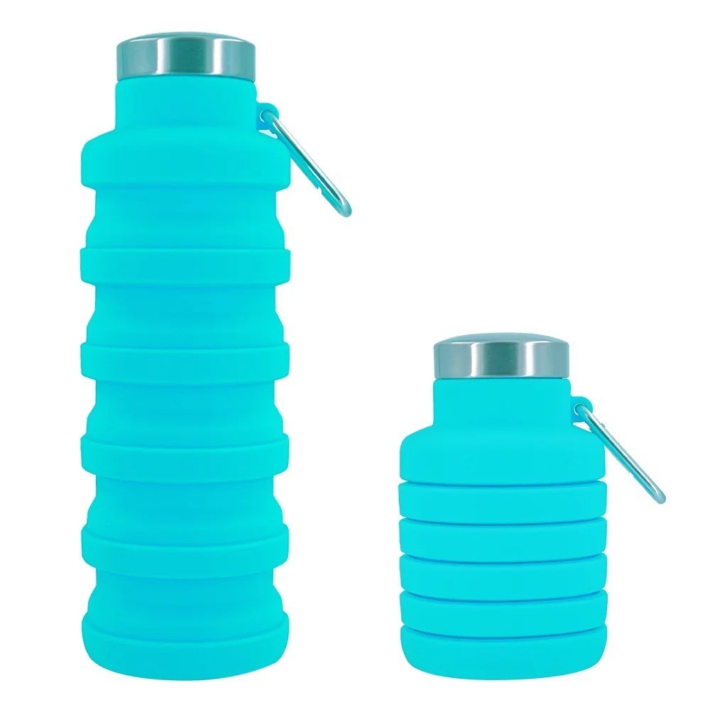 Collapsible Water Bottle,BPA Free Silicone Reusable Foldable
