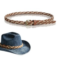 CZMZHFC Cowboy Hat Bands for Men, Western Hat Accessory with Braided Leather ...