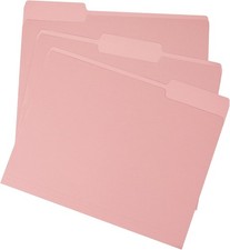 Colorful File Folders with Tabs  Colored File Folders1/3 Cut Top TabsLetter S...