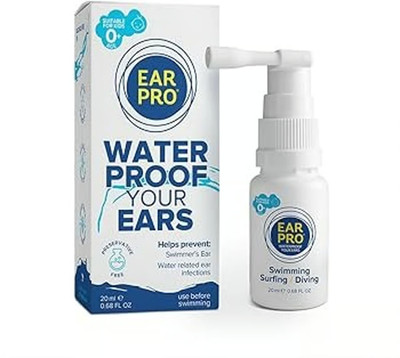 EAR PRO WATER PROOF YOUR EARS for WATER RELATED EAR INFECTIONS EXP 4/2027