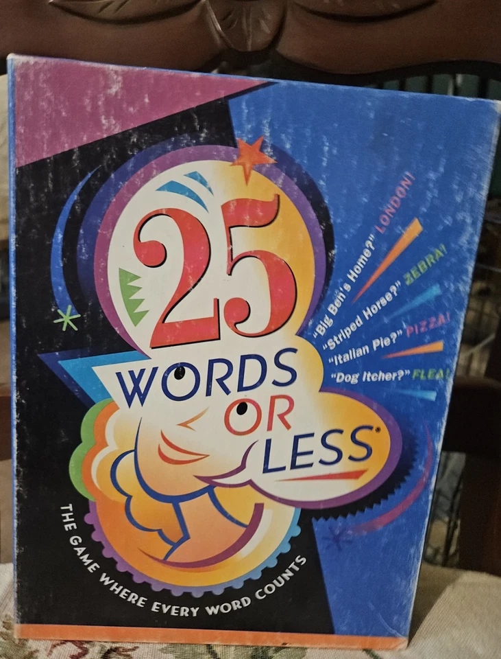 Vintage 2002 25 Words Or Less Board Game - Image 3 of 4