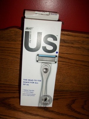 Us. 5-Blade Shaving Razor Starter Kit for Men and Women, 2-Count-NIB-Ships FREE