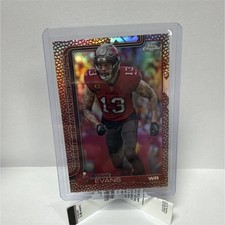 2025 Topps Chrome Football Leather Refractor Mike Evans #282 TampaBayBuccaneers