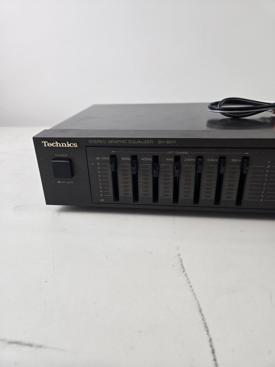 TECHNICS SH-8017 EQ Stereo Graphic Equalizer 7 Band w/Power