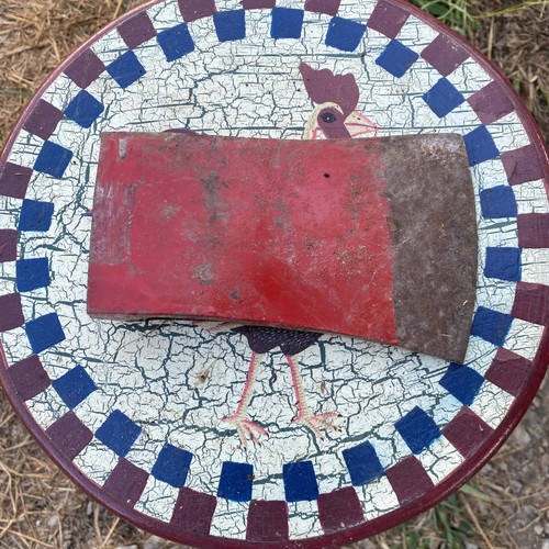 Ax Head Red Paint