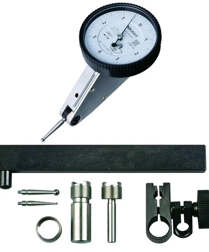 Mitutoyo 513-443-10T DIAL Full Set TILT 0.016" .00004" Accuracy, 0.0001", White 