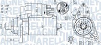 Starter Magneti Marelli 063721397010 Anlasser Startmotor