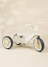 Coco Village Wooden Balance Bike &/or Trike / Ponies & Sage Green - NMIB